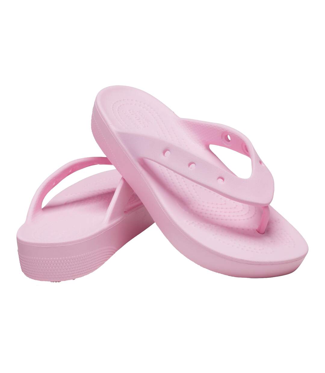 Crocs - Tongs CLASSIC PLATFORM - Femme (Flamant rose) - UTFS9000