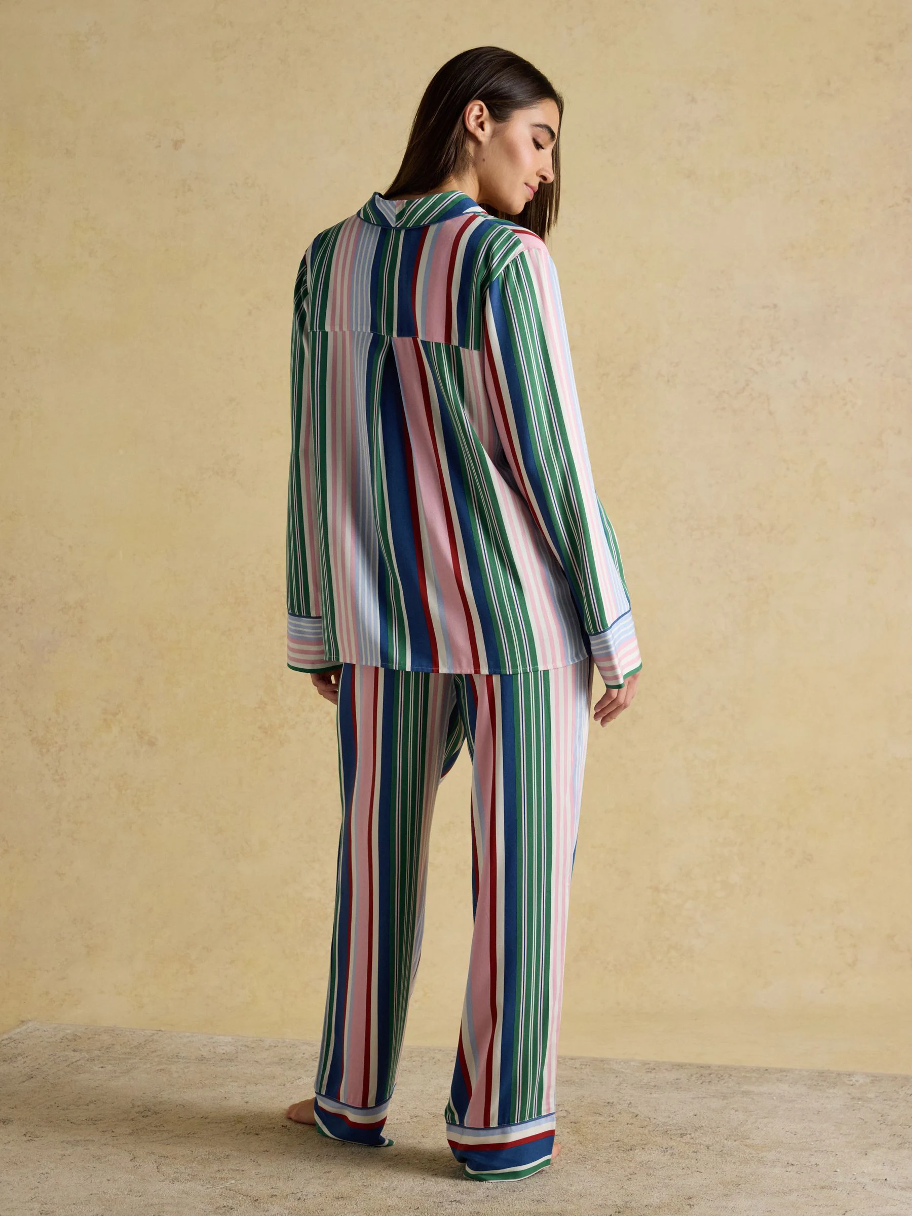 Meerdere strepen - Joules Alma Woven Pyjama Set