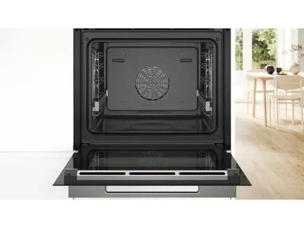 Bosch Serie 8 HSG738DB1, Medium, 71 L, 30 - 250 °C, Grill, Pizza, Hydrolytisk, Sort