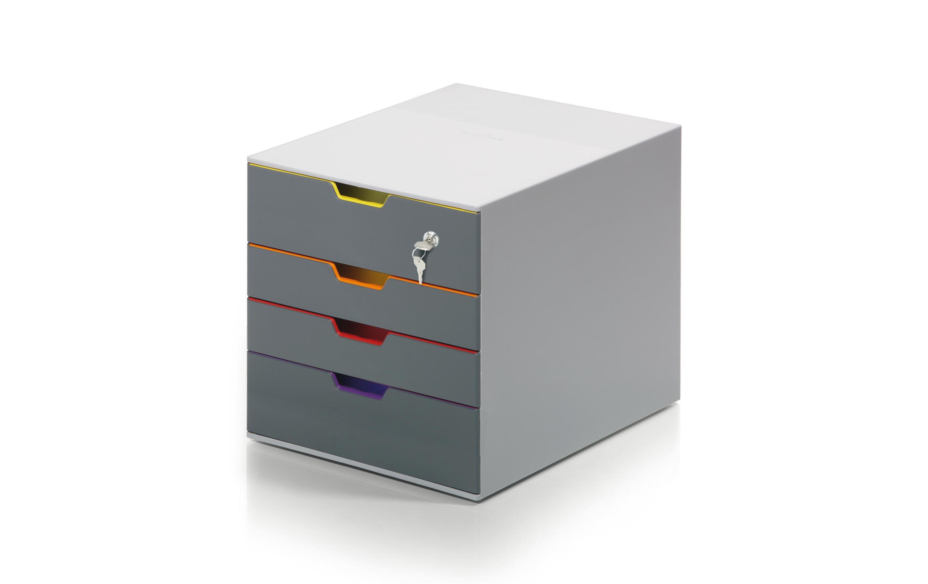 Schubladenbox Varicolor Safe 6Schubladenbox mit abschliessbarer Schublade