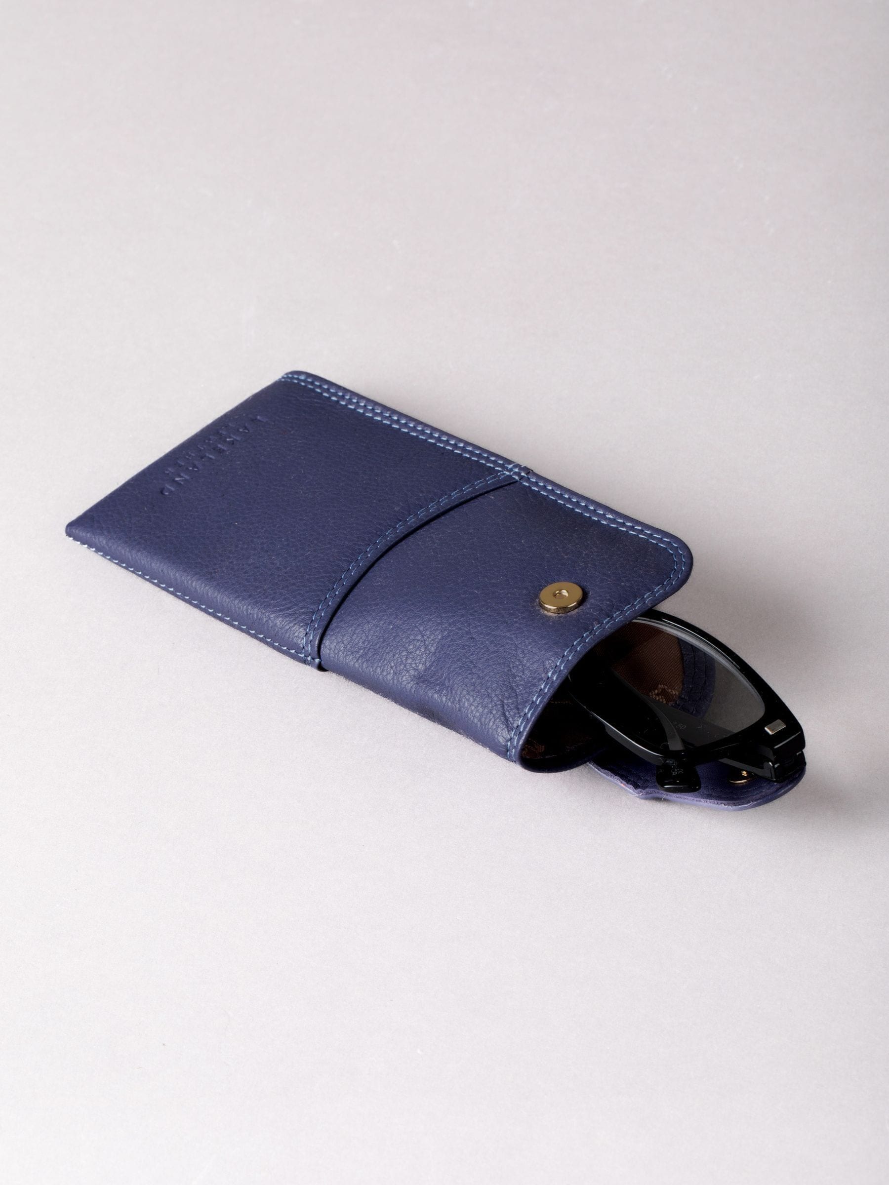 Donkerpaars - Lakeland Leather Glasses Case