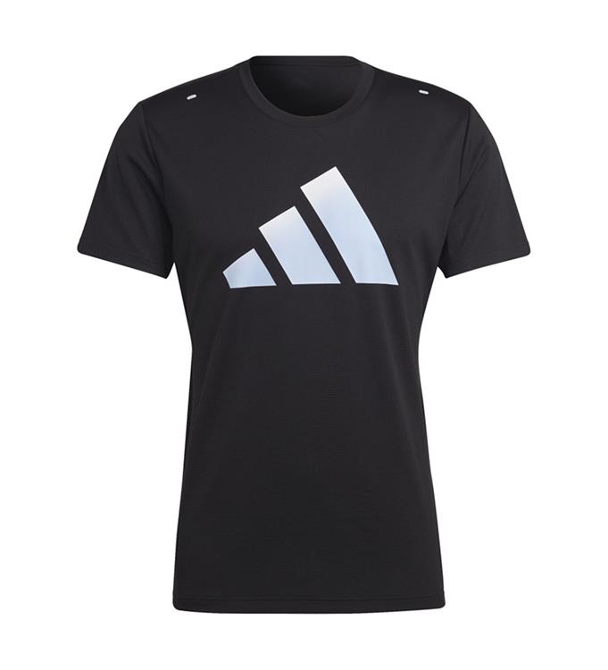 adidas Men Run Icons 3 Bar Logo T-shirt