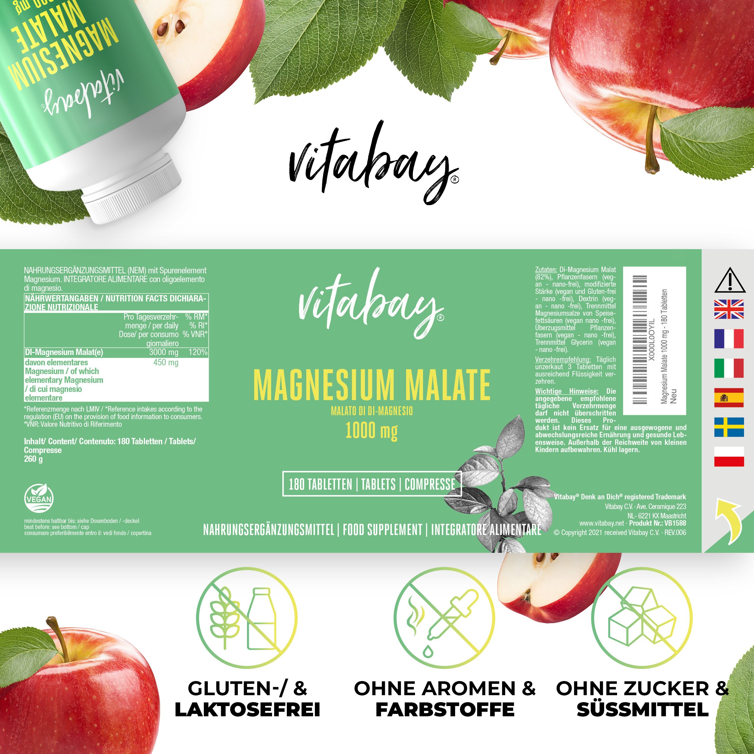 Vitabay Magnesium Malate 1000mg
