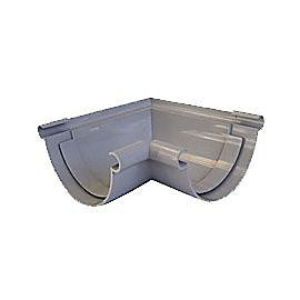 Angle 90° de gouttière 25 gris Interplast