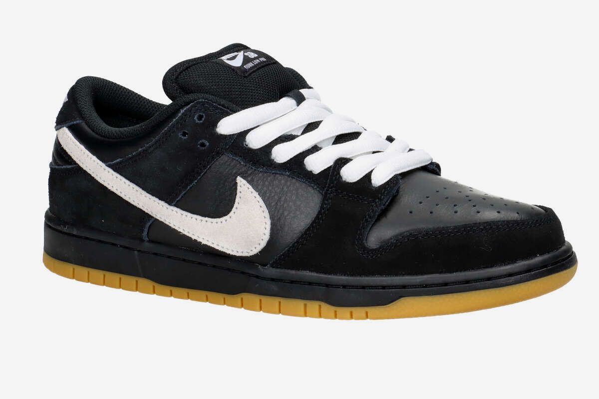 Nike SB Dunk Low Pro Schuh (black white black gum)