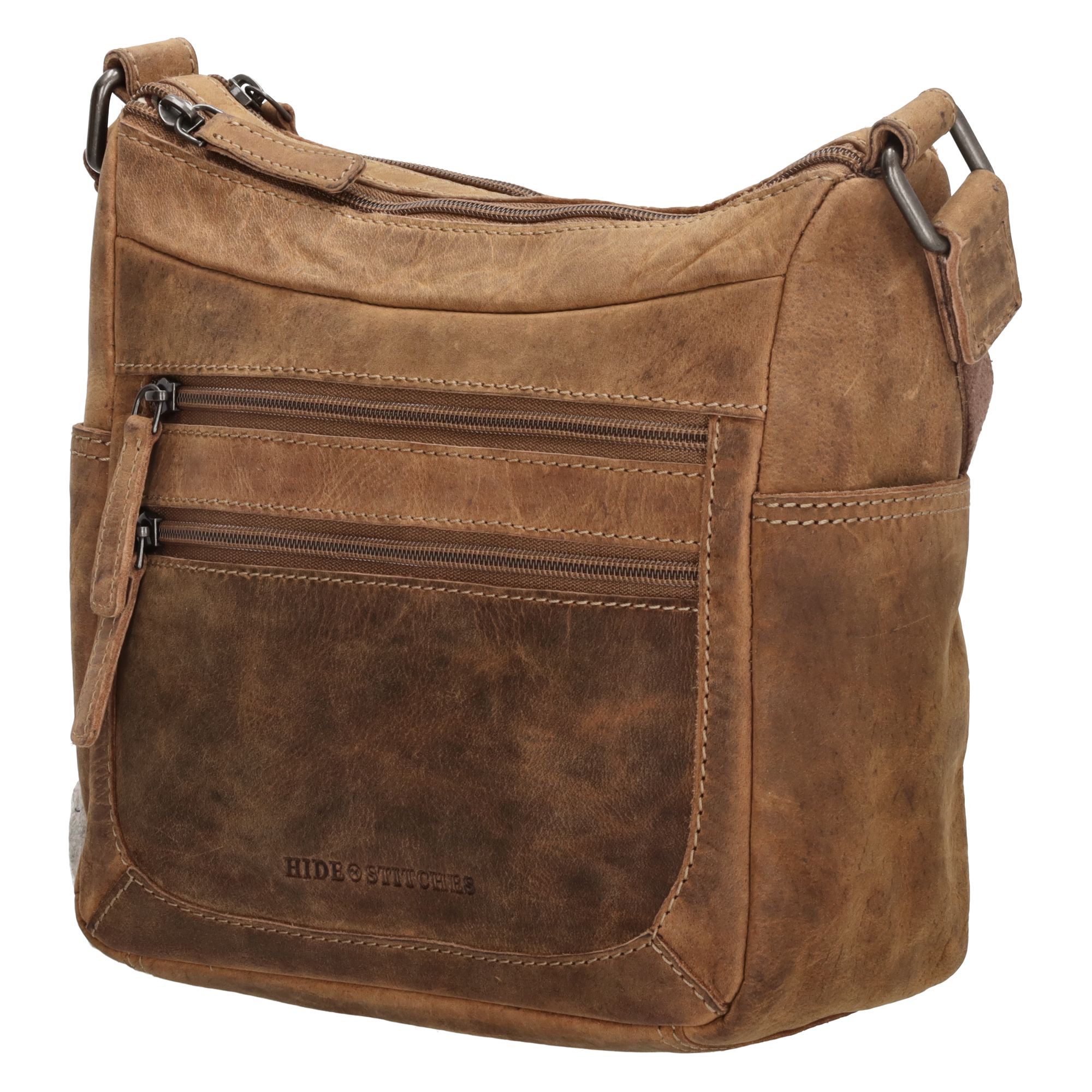 Hide & Stitches Idaho Schoudertas Bruin
