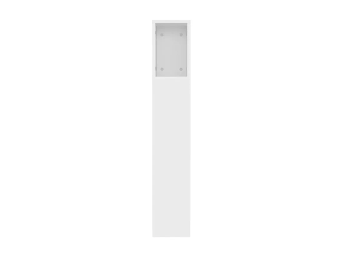Armoire de tête de lit Blanc 120x18,5x104,5 cm