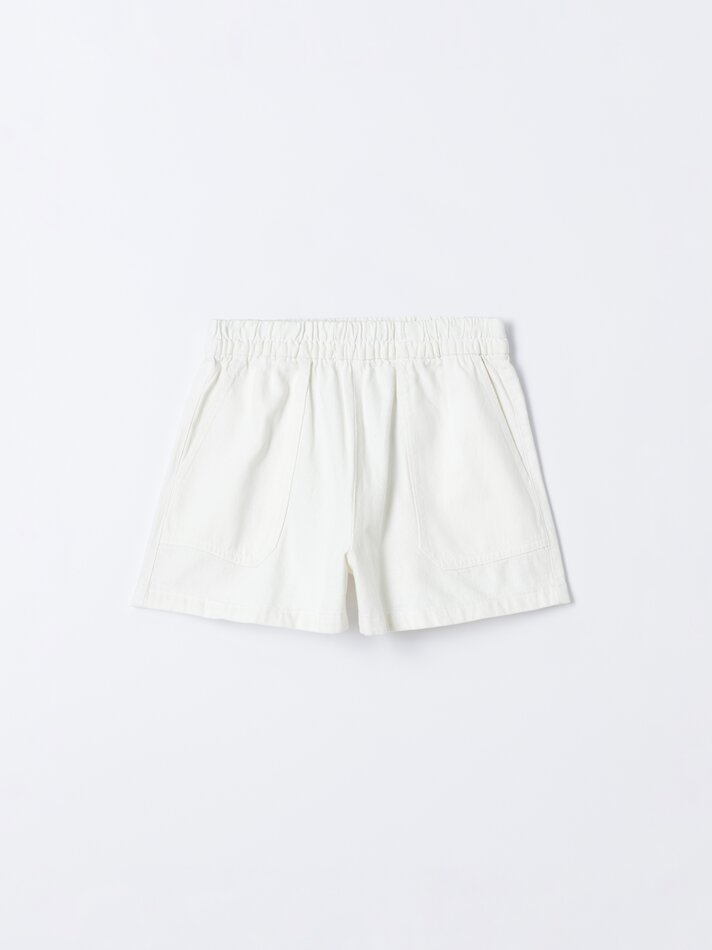 Shorts jeans com bolsos - Raw