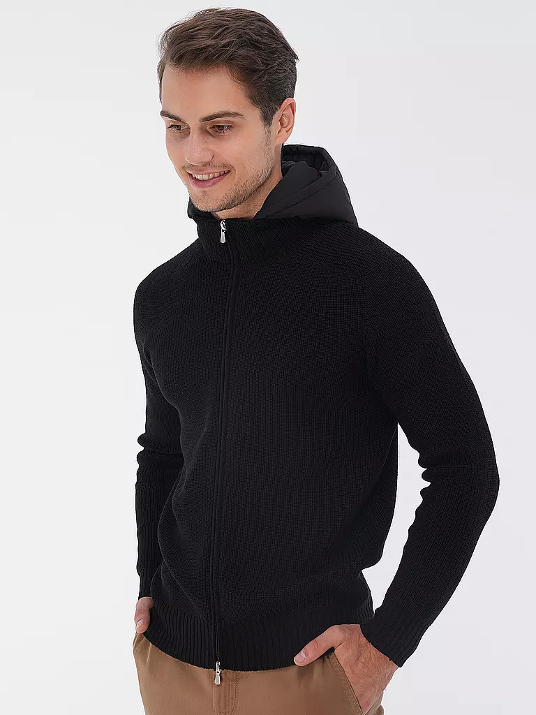 GRAN SASSO Strickjacke schwarz