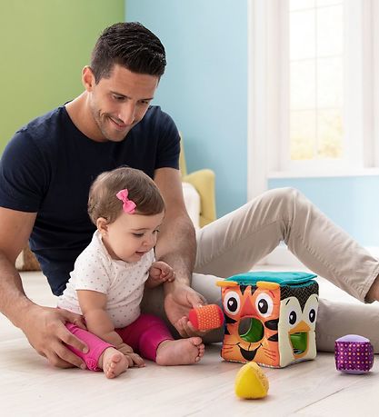 Lamaze Bl?d Puttekasse m. Dyremotiver - Multifarvet