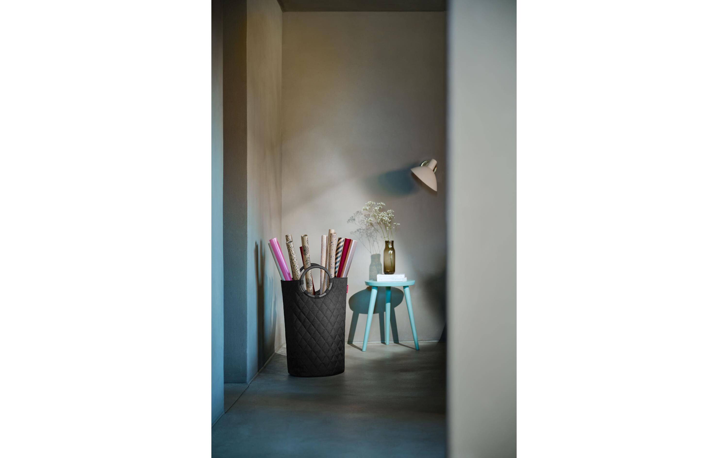 Wäschekorb Frame Rhombus 30 l, SchwarzUniversell einsetzbare Indoor-Tasche
