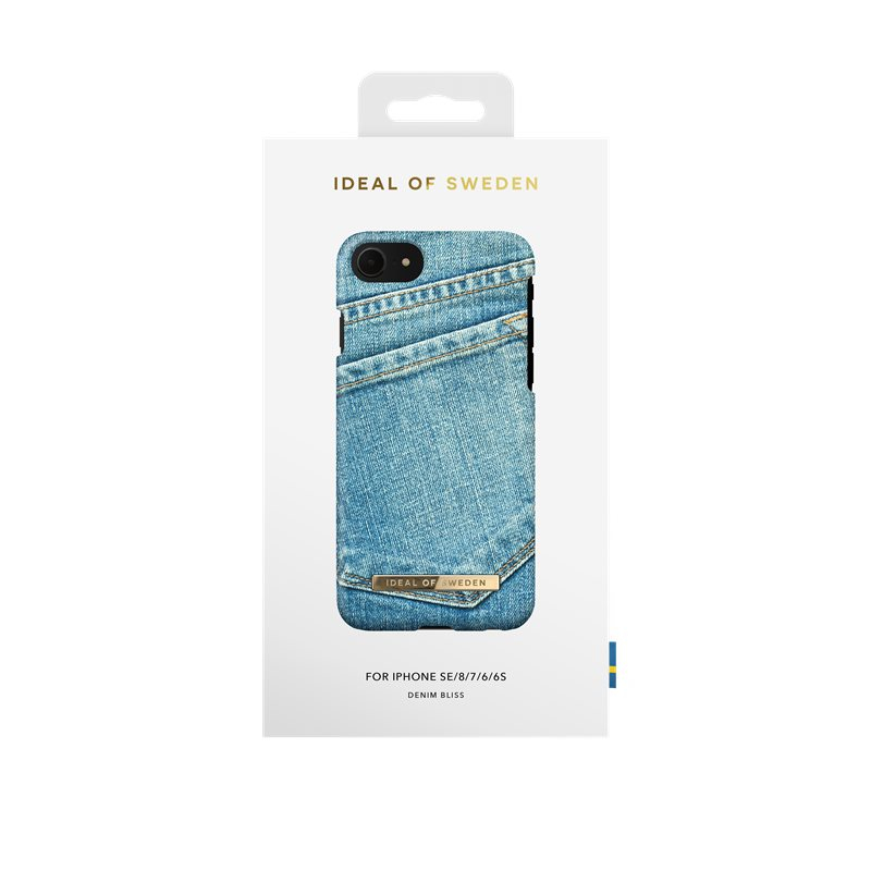 iPhone SE (2022/2020) / 8 / 7 / 6S Hardcase Hülle (IDFCSS22-I7-413) - Denim Bliss