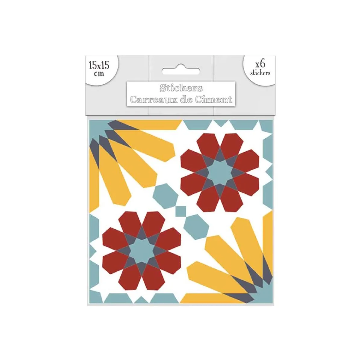 SudTrading Stickers Soleil Bleu et Orange