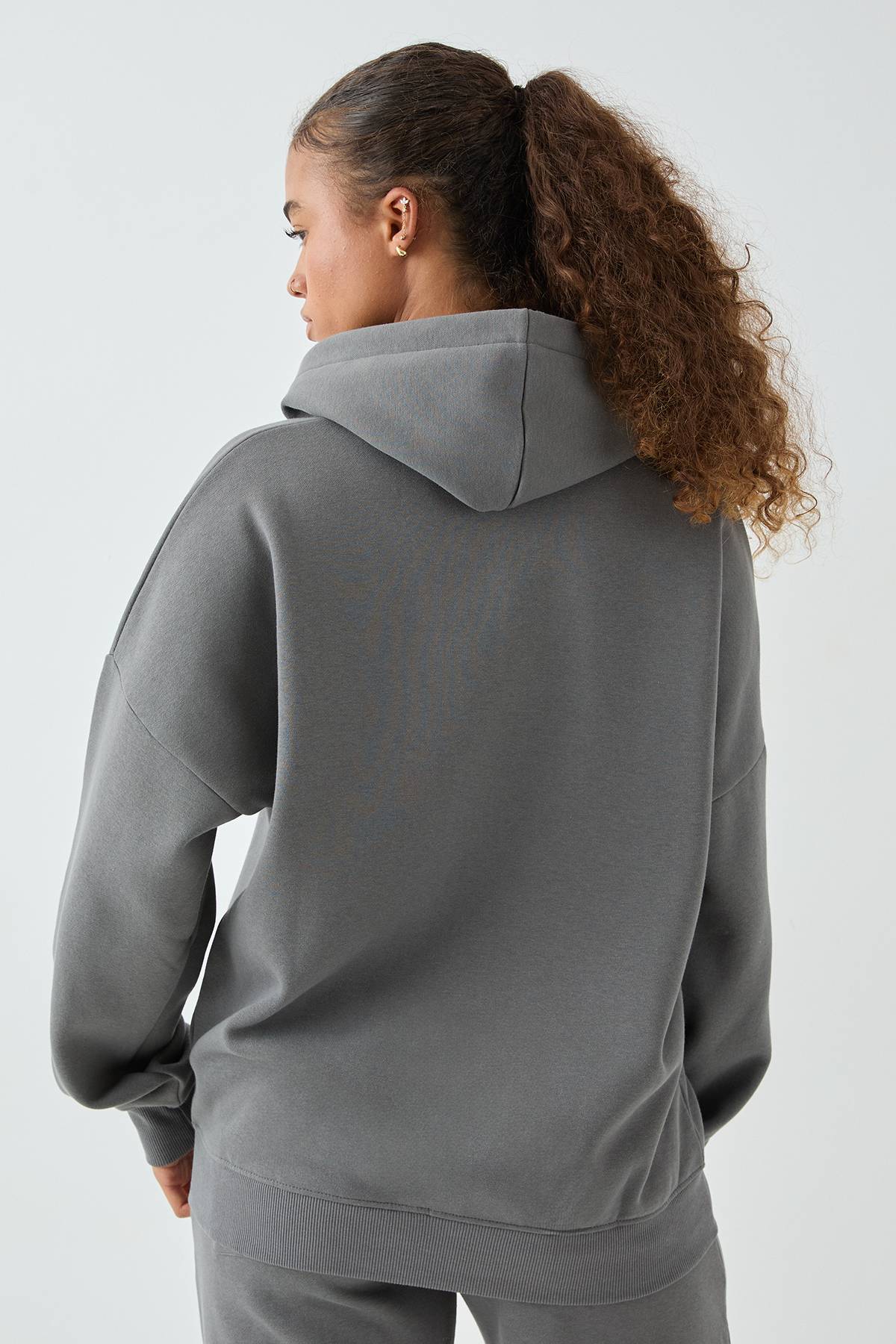 Sweat à Casynthétiqueche Oversize Zippé DSGN Studio