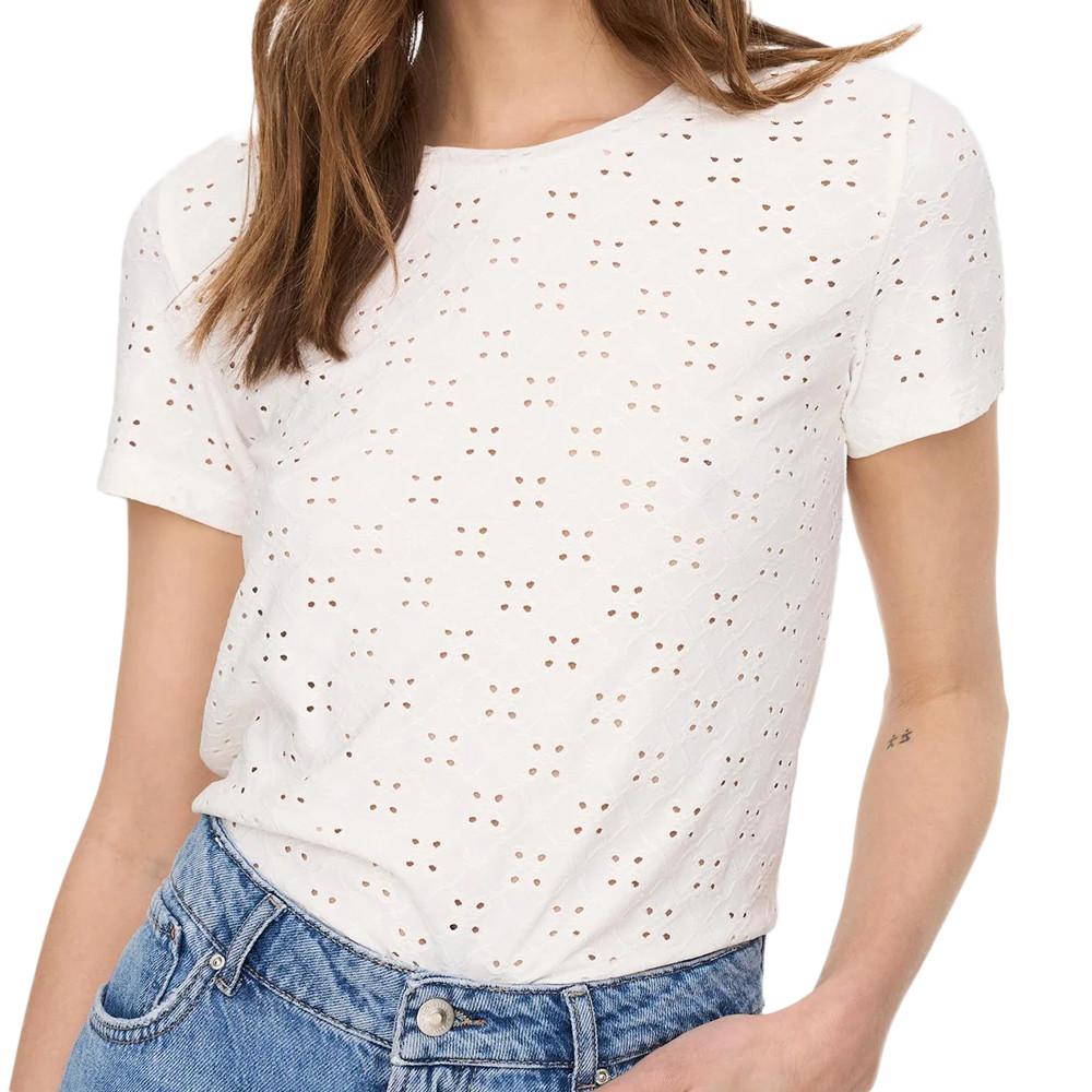 JDY T-shirt Blanc Femme JDY Cathinka