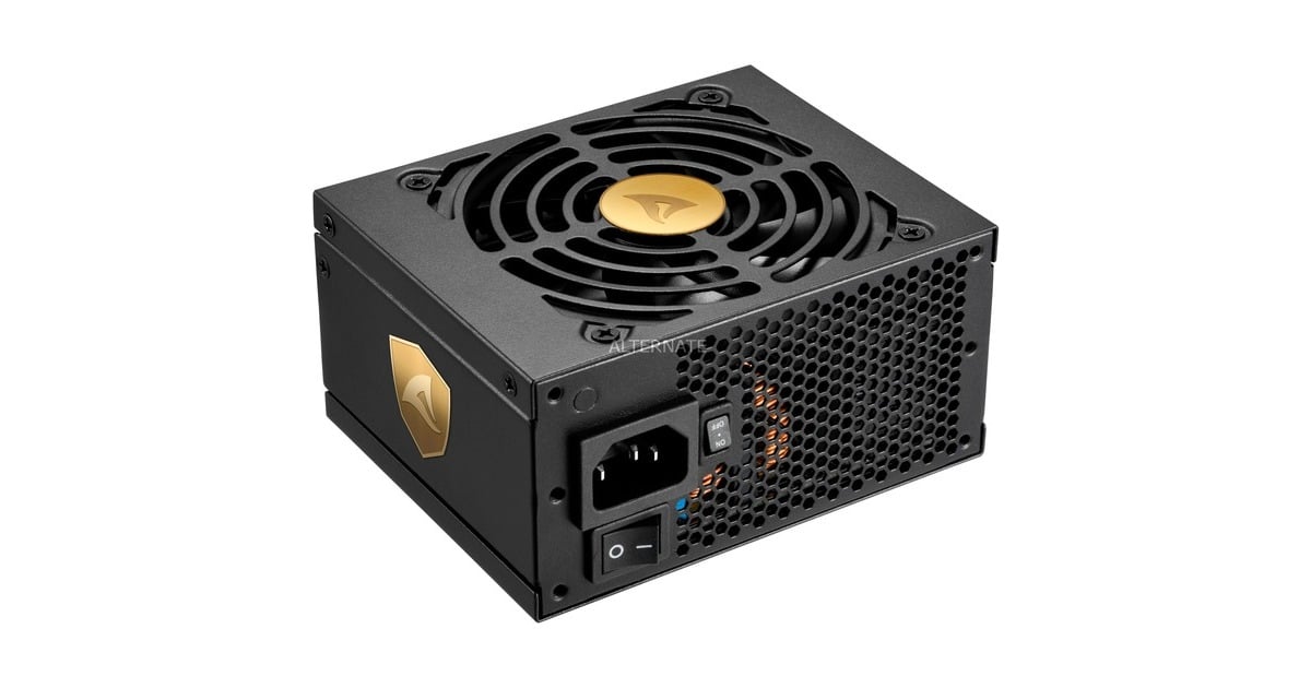 SharkoonRebel P20 SFX modulaire 850 watt voeding   (Zwart, 1x 12V-2x6, 2x PCIe)