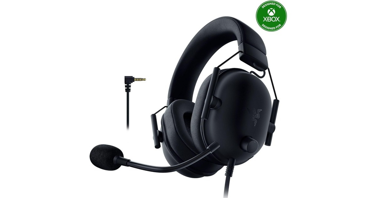 RazerBlackshark V2 X voor Xbox over-ear gaming headset  (Zwart, Xbox Series X|S)