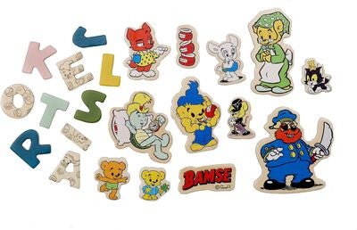 Bamse Magnetbokstaver og Figurer