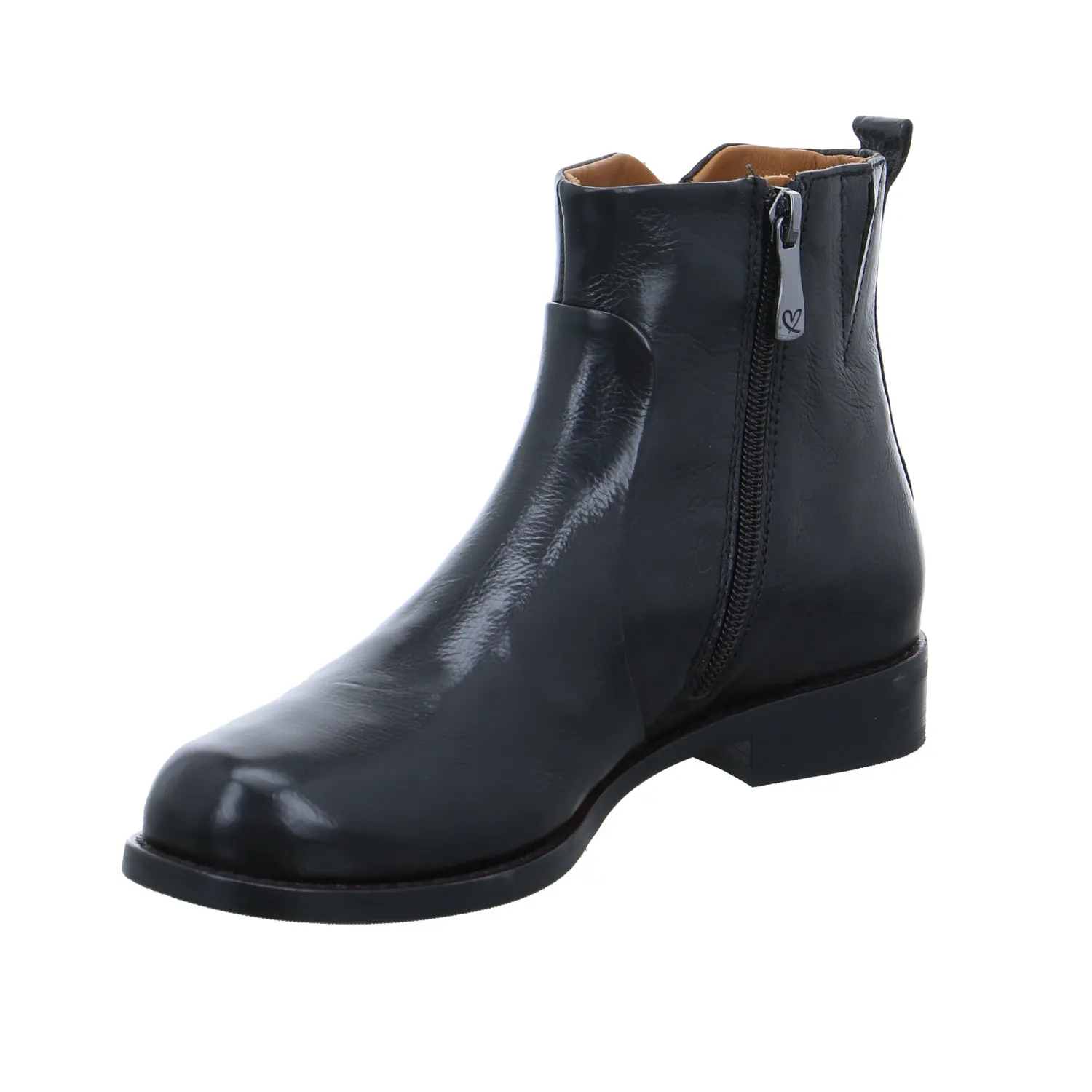 EVERYBODY Boot Schwarz Leder