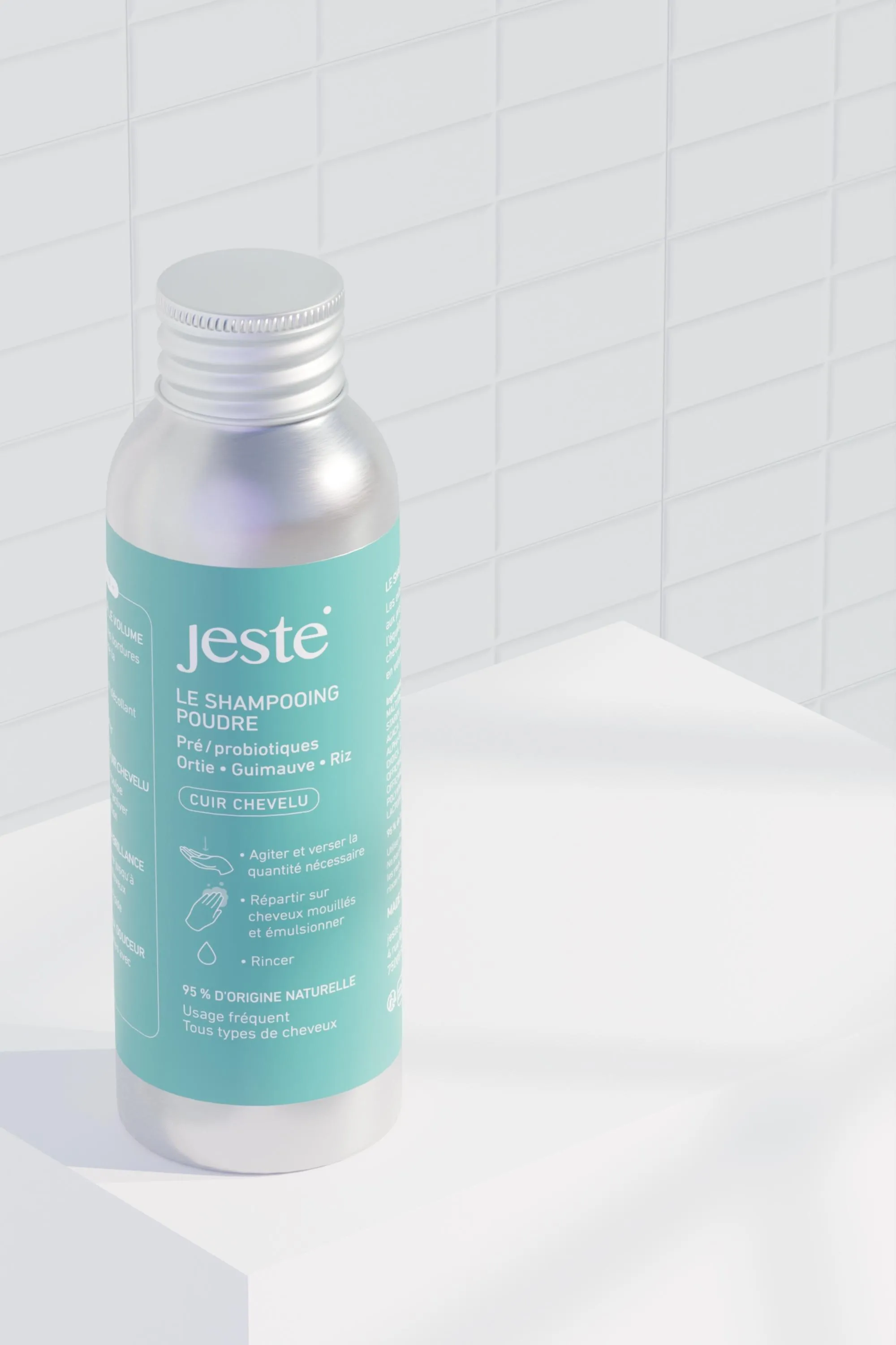 Jeste Shampoing en poudre enrichi en pré et probiotiques-40 g