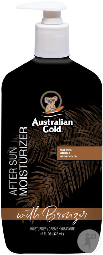 Australian Gold Aftersun Moisturizer Avec Agent Bronzant Flacon Pompe 473ml