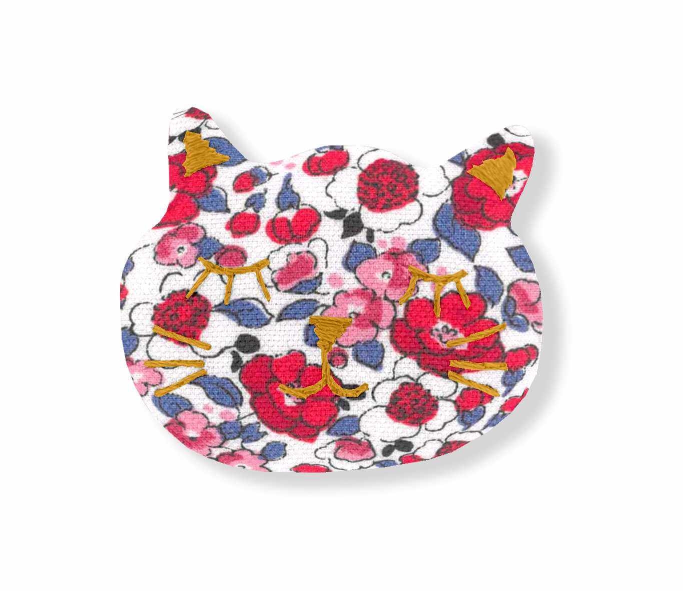 Barrette Miaou Rouge Corolle