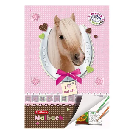 Herlitz Malbuch Pretty Pets - Pferd, 28 Seiten