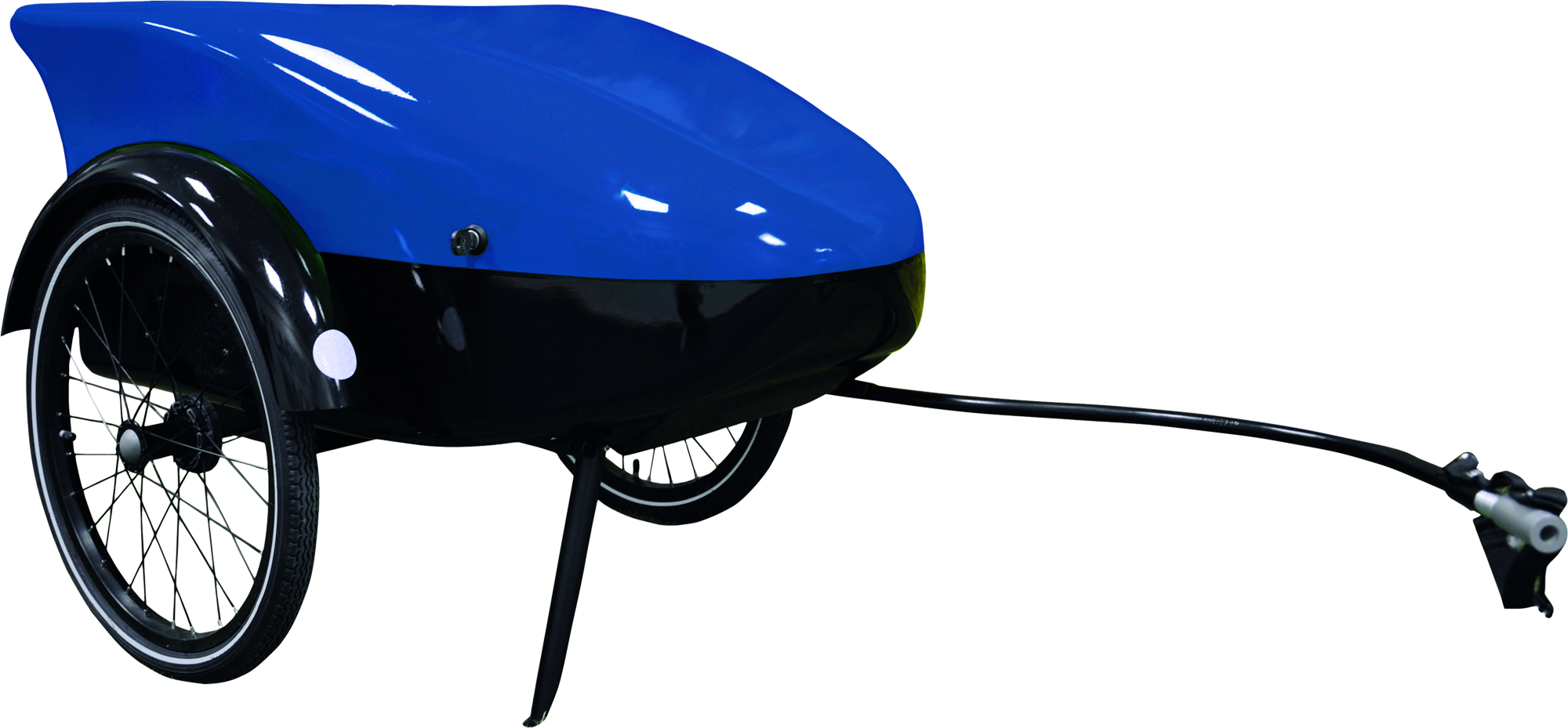 trailmova T1 Fahrradanhänger RAL 5002 königsblau
