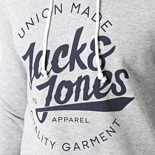Sweat Capuche Simon Gris Chiné