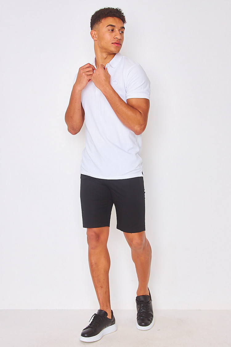 Short chino noir