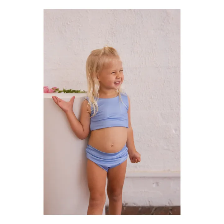 Ina Swim Slip de Bain Matière Recyclée Lumi  | Bleu ciel