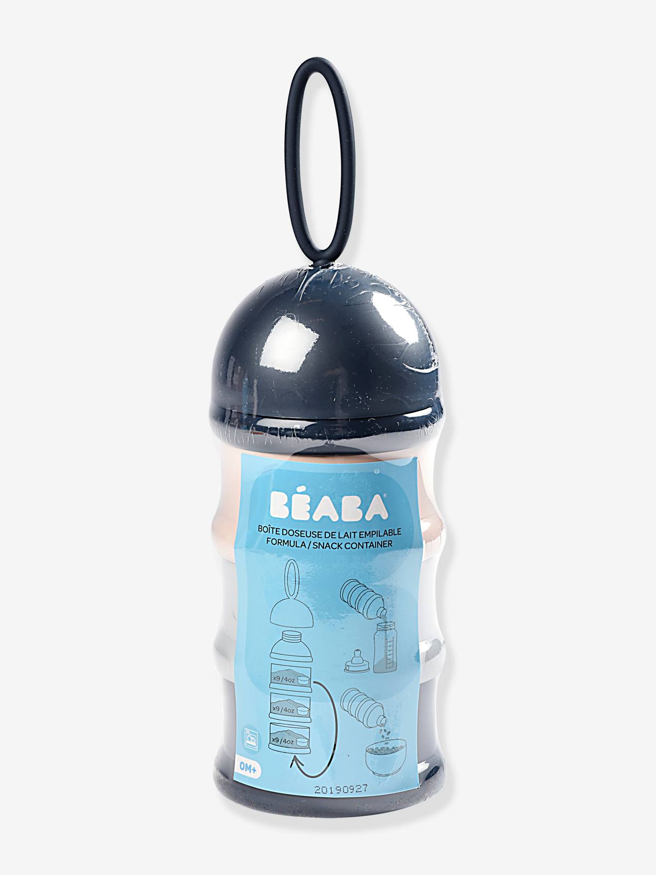 Caixa dispensadora de leite BEABA, azul escuro liso