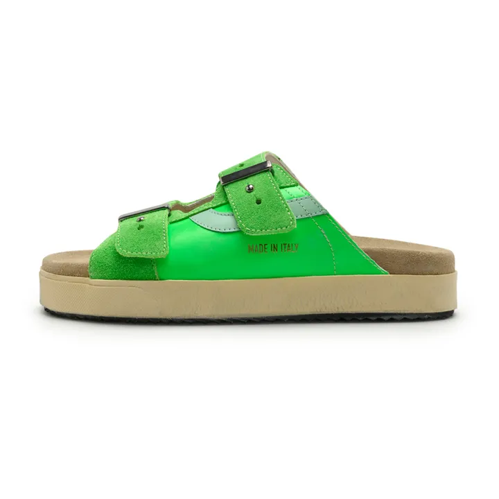 Hidnander Sandales Sundl | Vert fluo