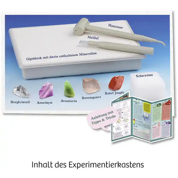 Mineralien Experimentierkasten
