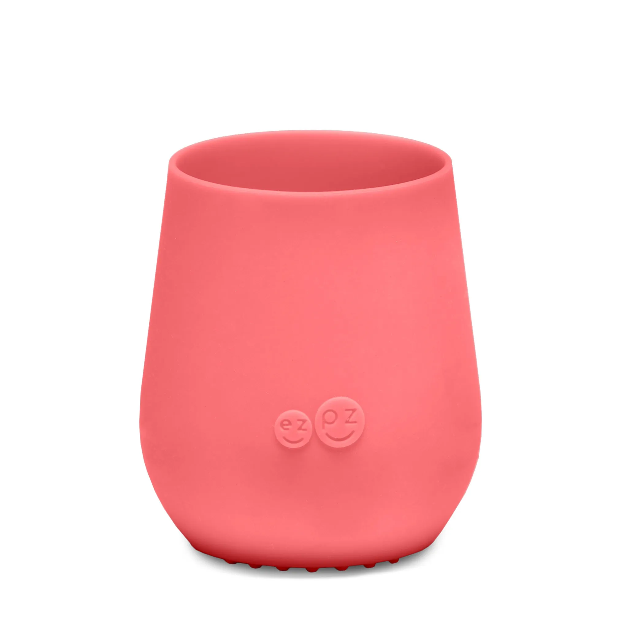 EZ PZ Fun Verre d'Apprentissage en Silicone Tiny Cup - Corail