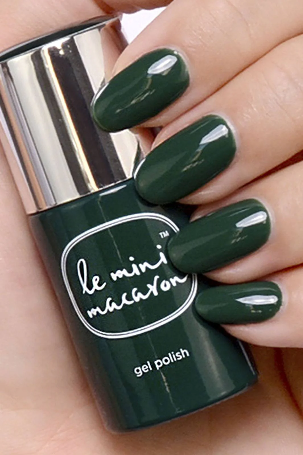 Le Mini Macaron Neglelak Gel emerald green