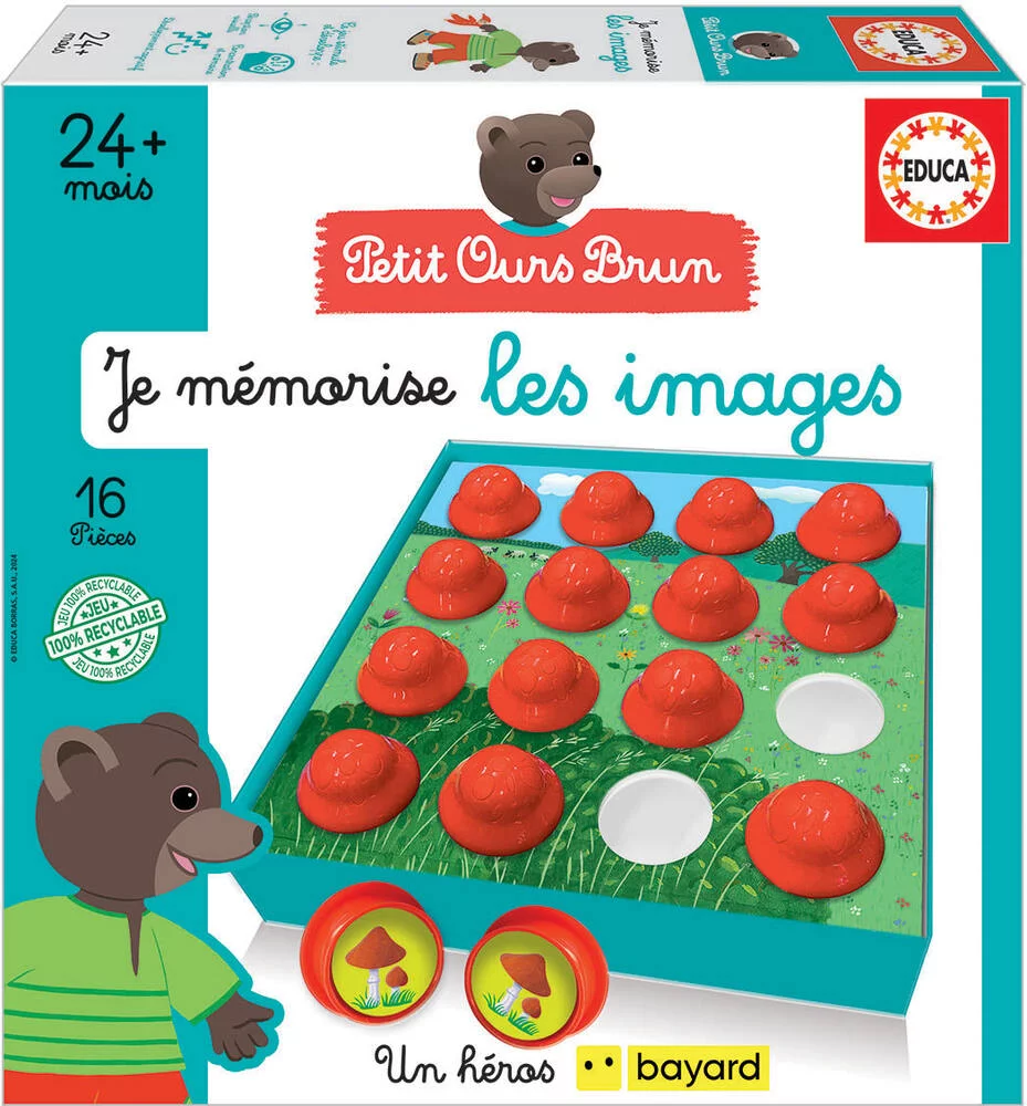 PETIT OURS BRUN - JE MEMORISE LES IMAGES