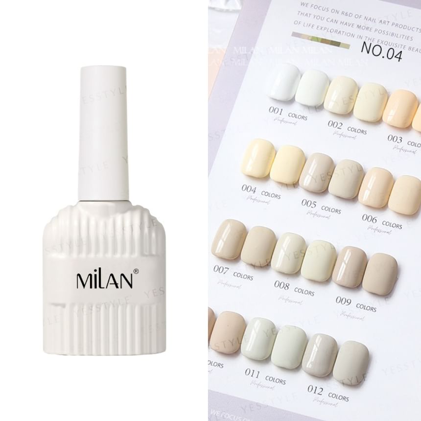 Cosplus - Milan 12 Color Nail Gel Set Cream Mousse