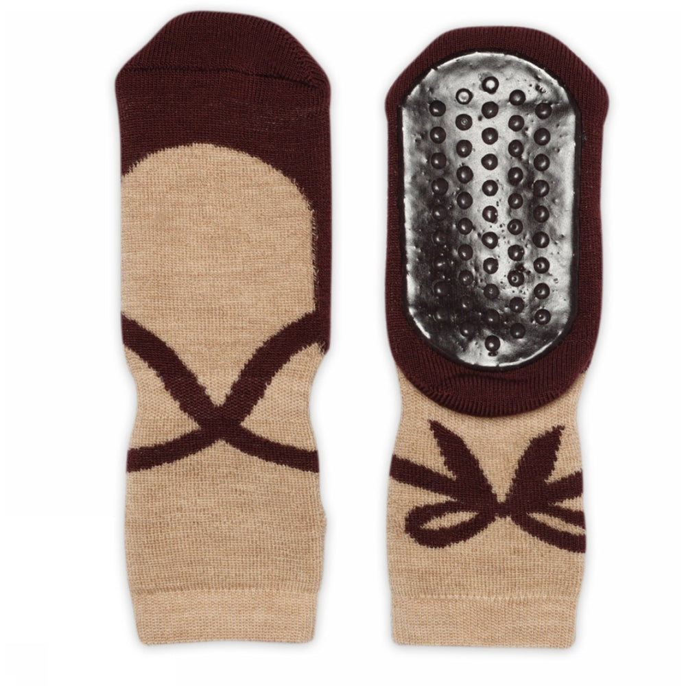 Køb Mp Danmark Wine Red Kaia Strømper Anti-Slip