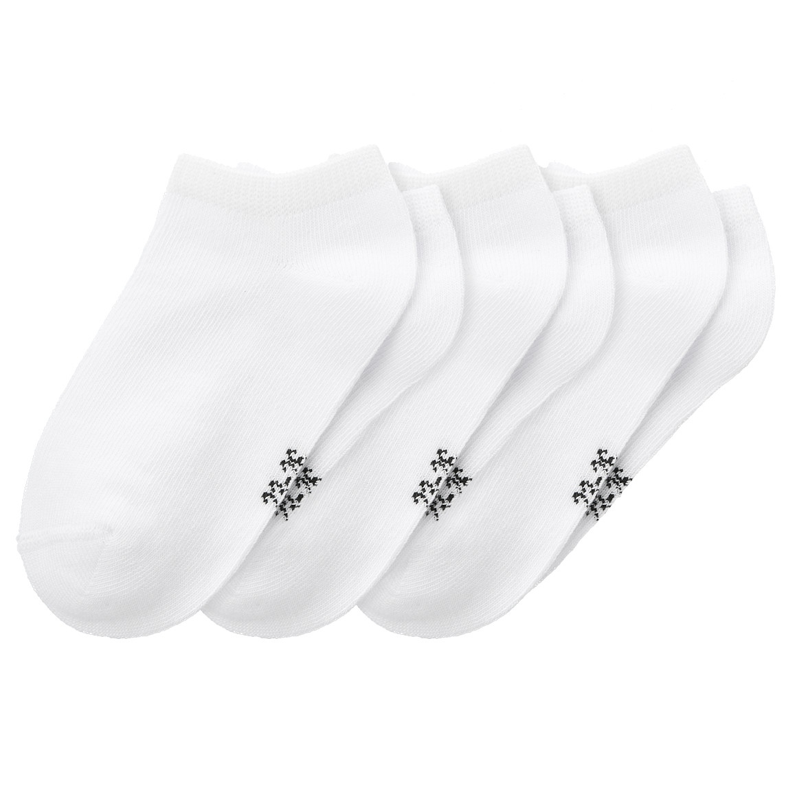 Topolino 3 Paar Kinder Sneaker-Socken im Set weiss