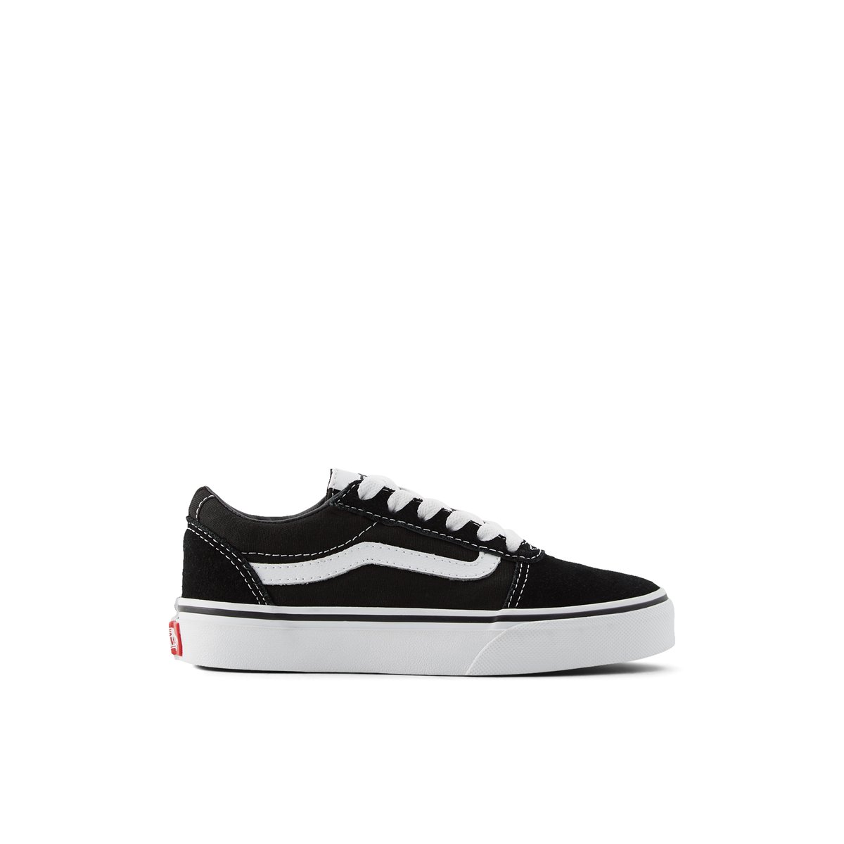 VANS-Ward-l-Baskets de skate - Talon plat - Noir/Blanc