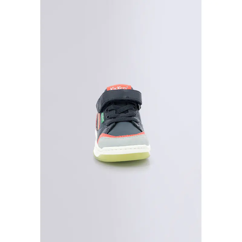 KOUIC MARINE GRIS ORANGE BASKETS BASSES Synthétique Garçon