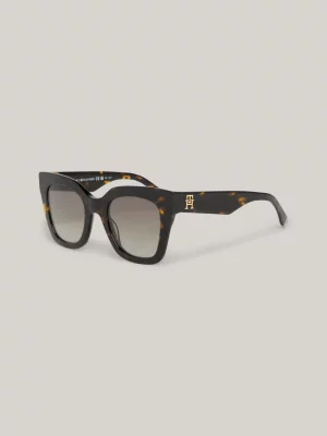 Óculos de Sol Oversized com Monograma TH em Formato de Borboleta