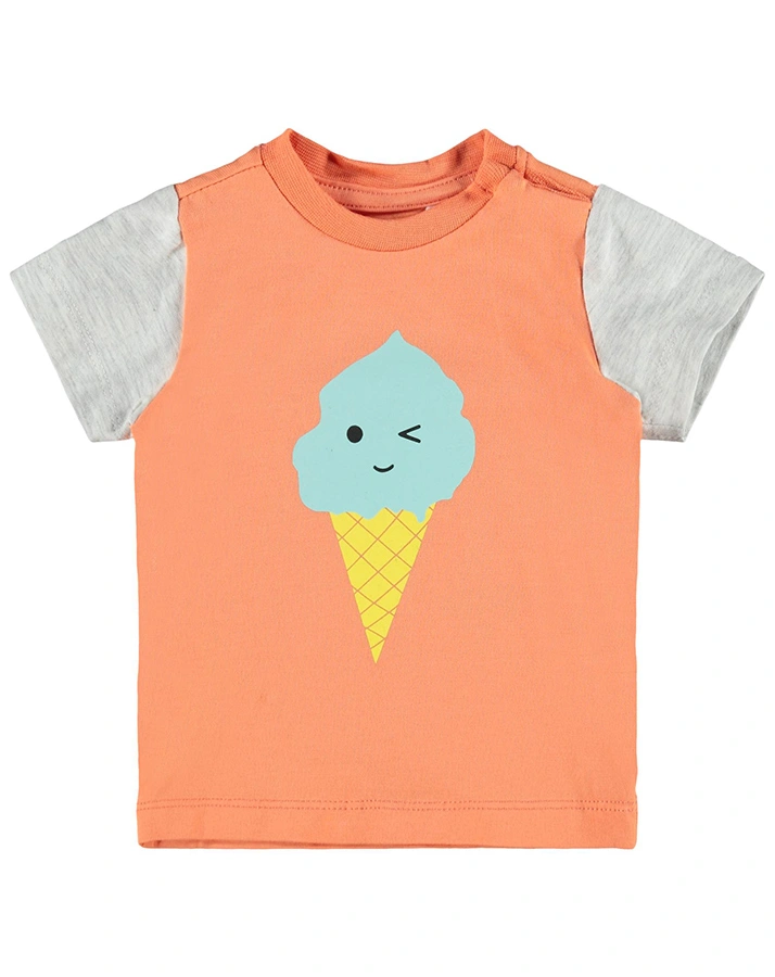 Shorts NBMJEFF mit T-Shirt in light grey melange