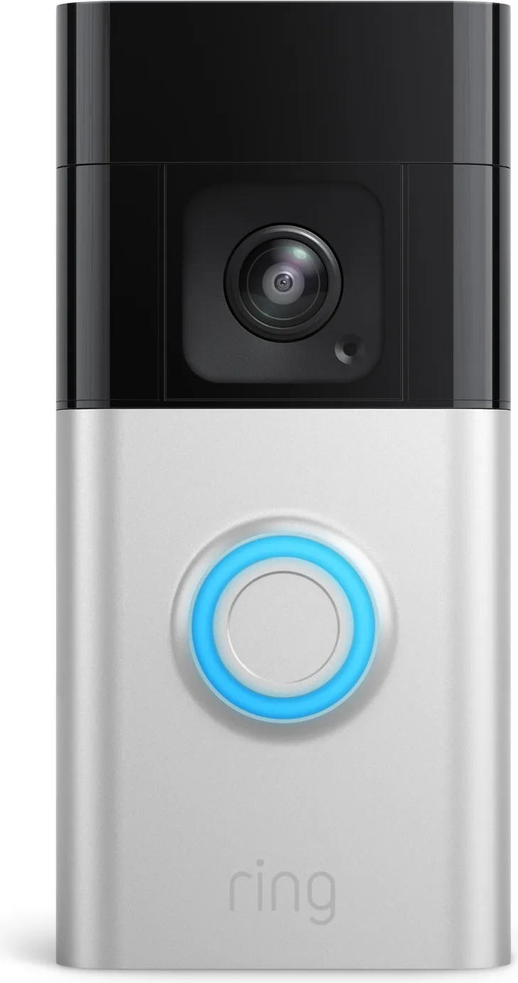 Ring Battery Video Doorbell Pro Nickel Satiné Sonnette connectée