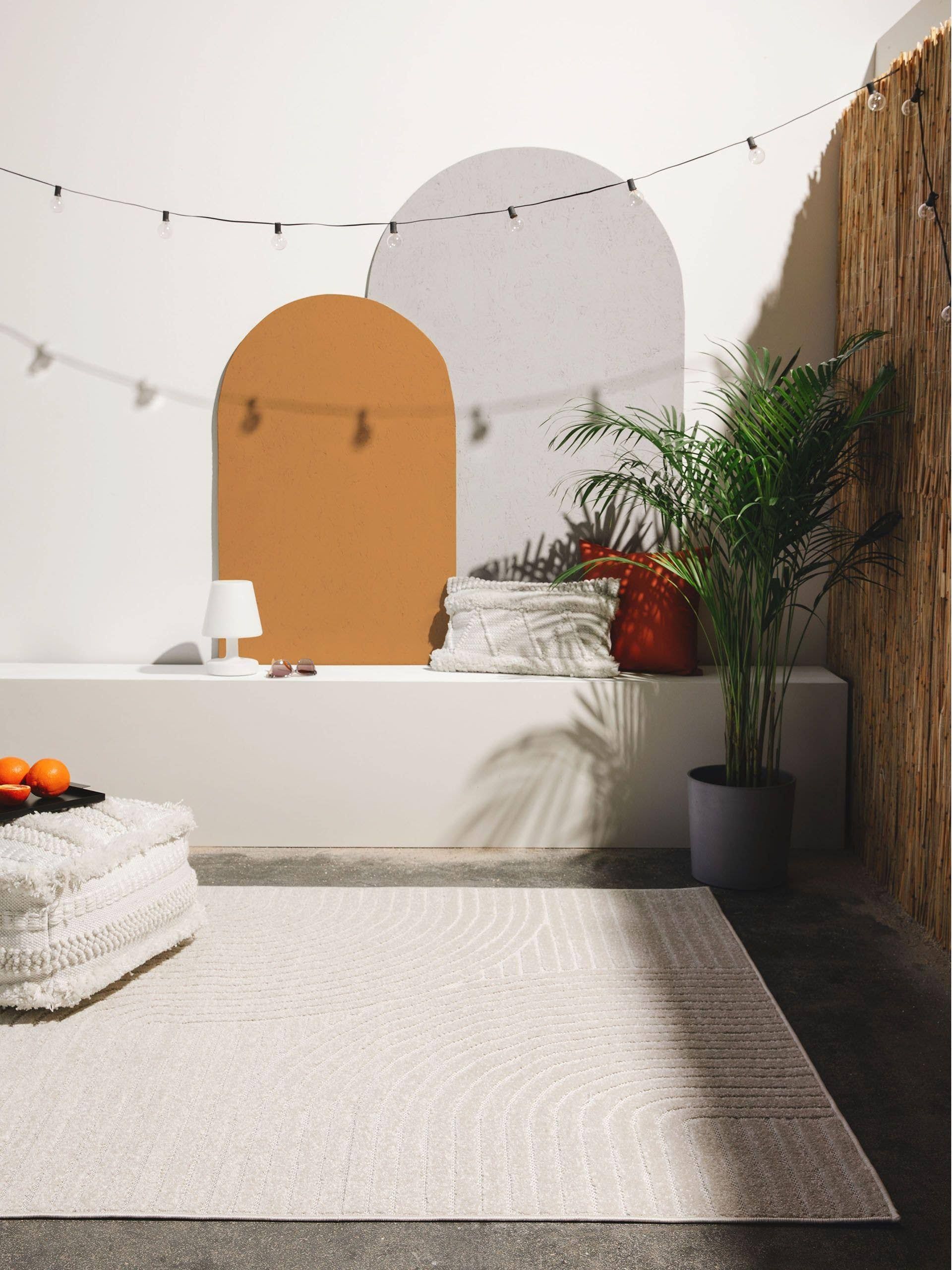 benuta Pop In & Outdoor-Teppich Mars Cream