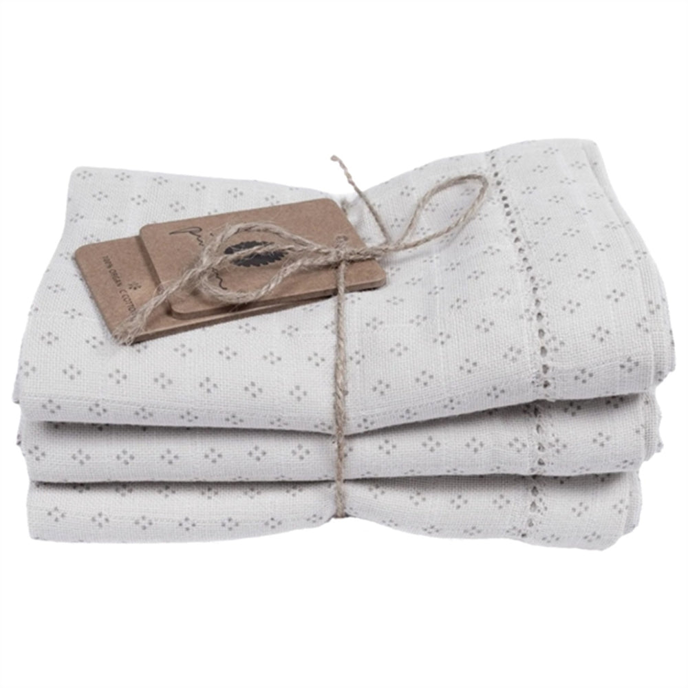 Stofbleer 3-pack Edith Natura Dot