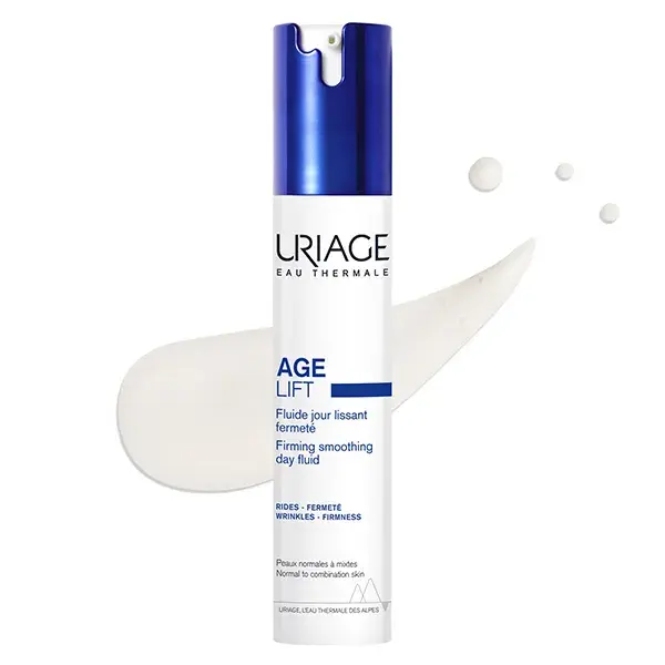 Fluido Diurno Suavizante e Firmador Uriage Age Lift para Pele Normal a Mista 40ml