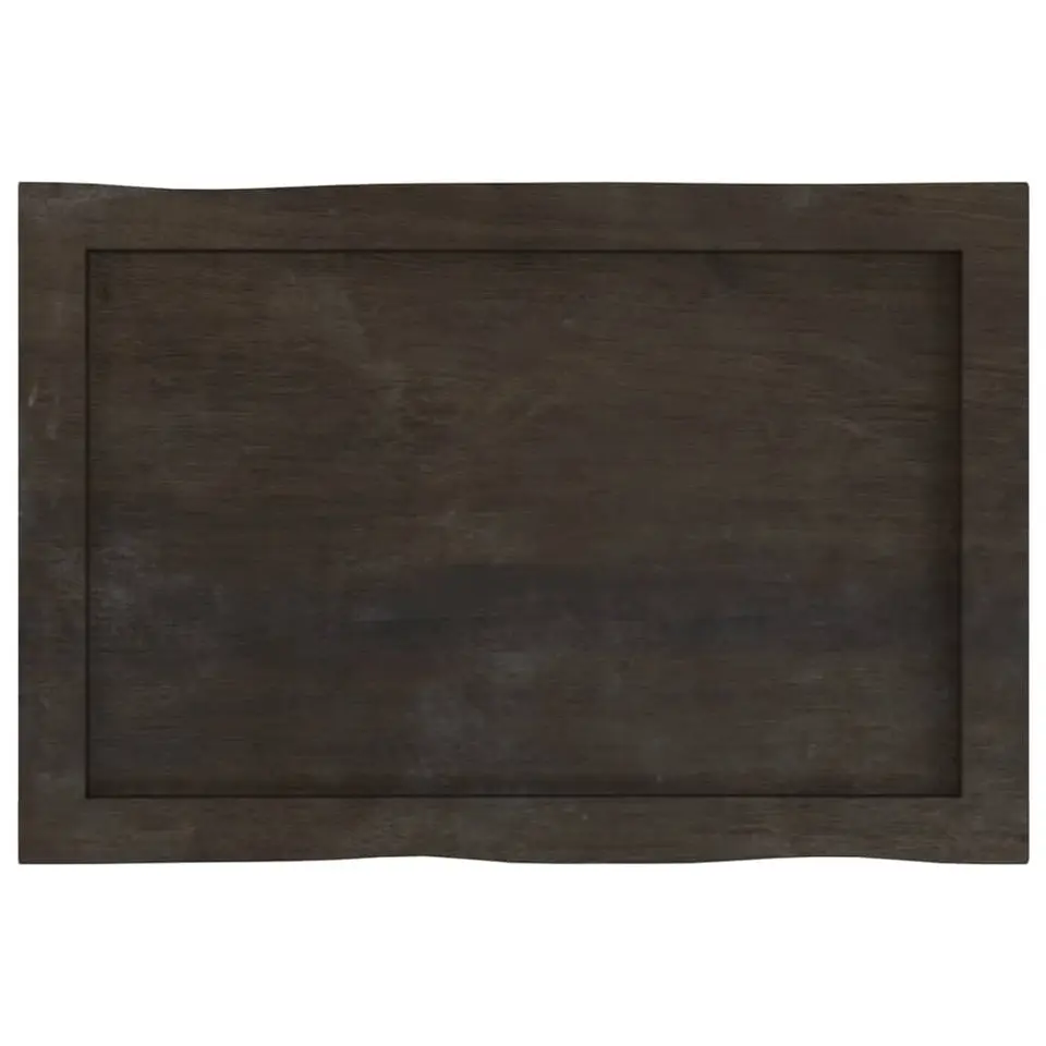 vidaXL - Tafelblad - Bruin - Eikenhout - 60 x 40 x 4 cm
