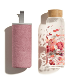 Waterdrop Glazen Drinkfles Relax 400ml 1ST